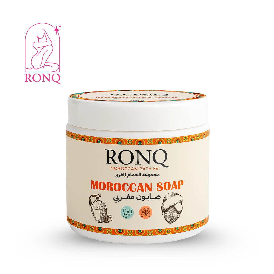 Moroccan Bath Set Soap - المجموعة المغربية من رَونّق صابون مغربي