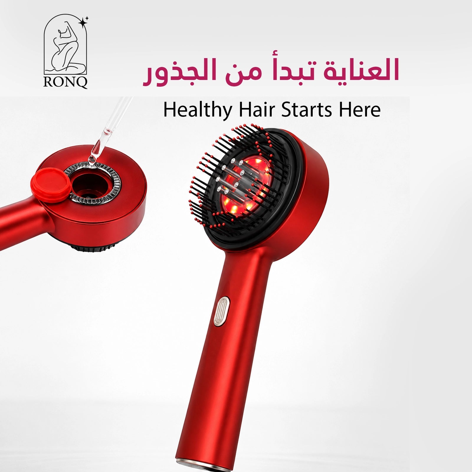 فرشاة للعناية بفروة الرأس و لتكثيف الشعر