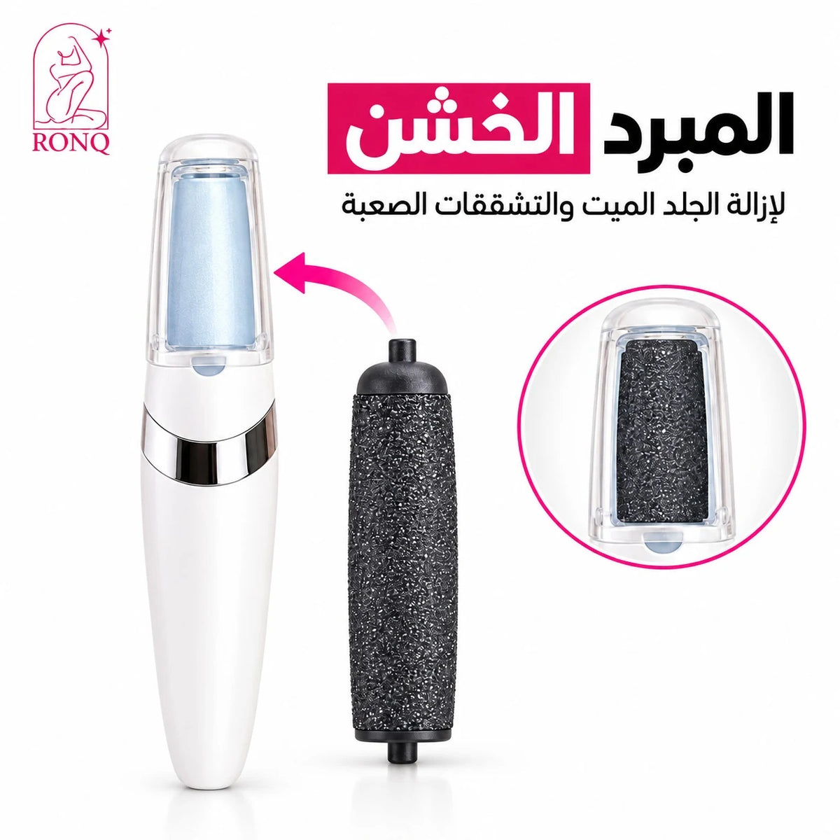 طقم غيارات مبرد القدم — ناعم + خشن