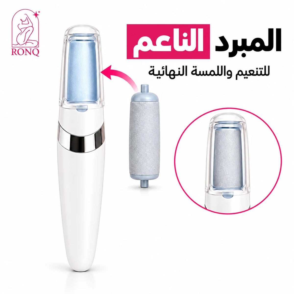 طقم غيارات مبرد القدم — ناعم + خشن