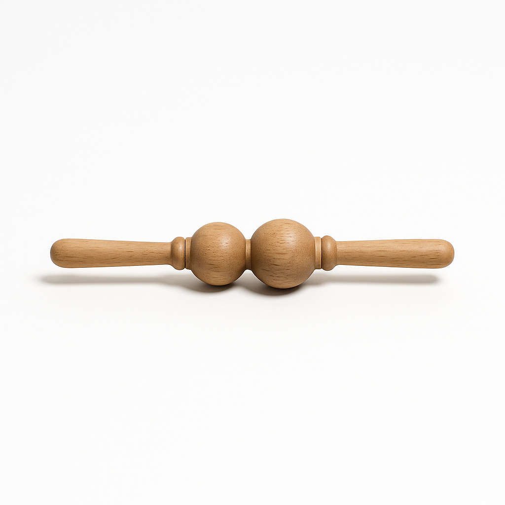 رولّر مساج الخشب الطبيعي – للرقبة والظهر