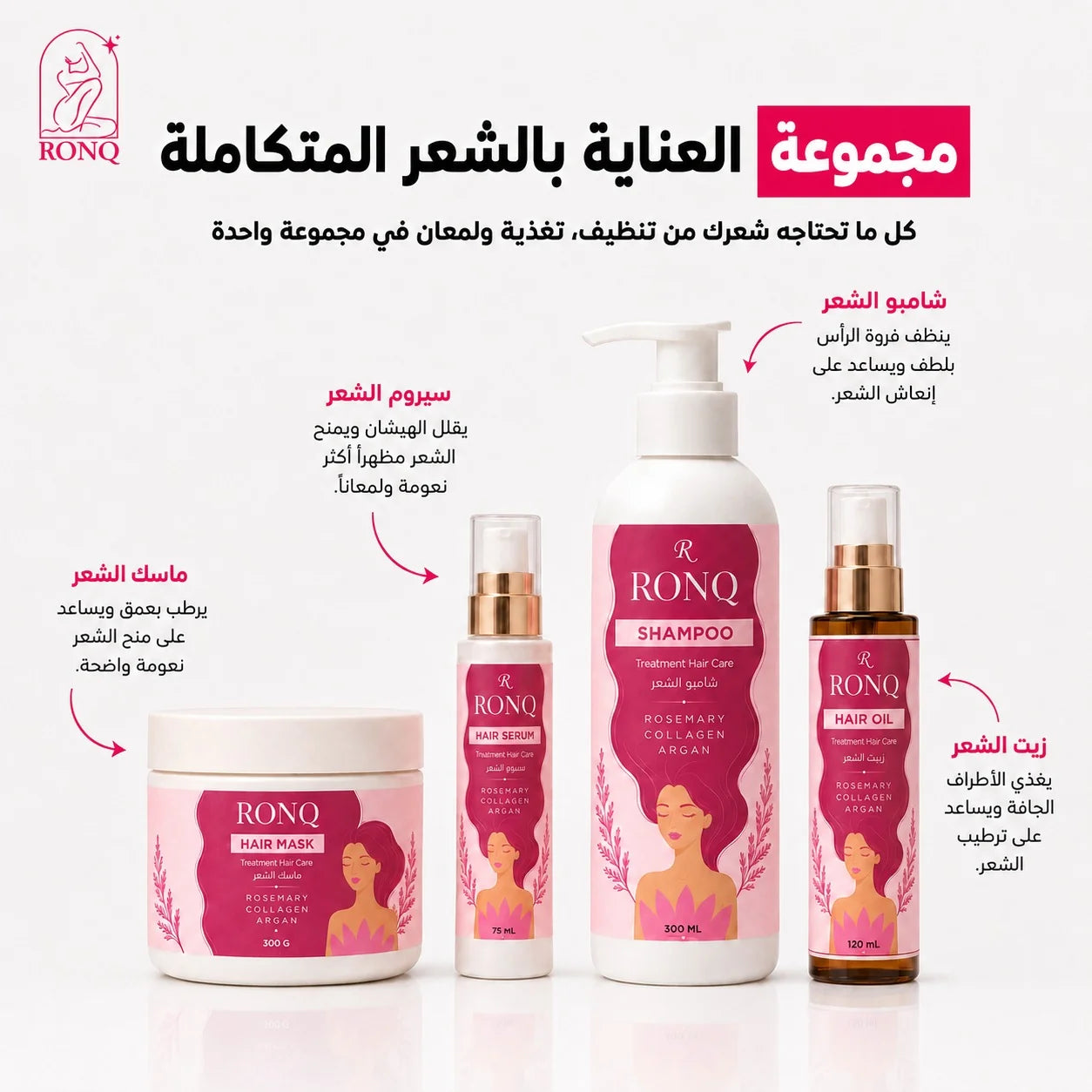 مجموعة العناية بالشعر المتكاملة